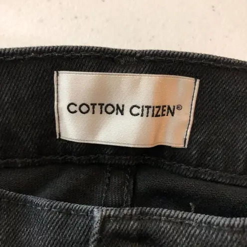 Cotton Citizen Womens Jeans Skinny Cuffed Stretch Black 30