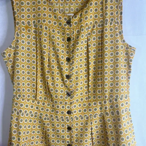Banana Republic  NWT Sleeveless Peplum Blouse Size 6P Geo Print Classy Twee - Image 5