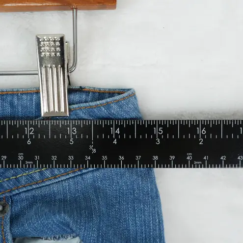 SO  Jeans Womens Juniors 3 Long (29x35.) Light Blue Stretch Flare Low Rise Y2K