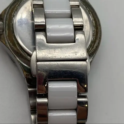 Anne Klein  Watch‎ Mother of Pearl Pave ceramic