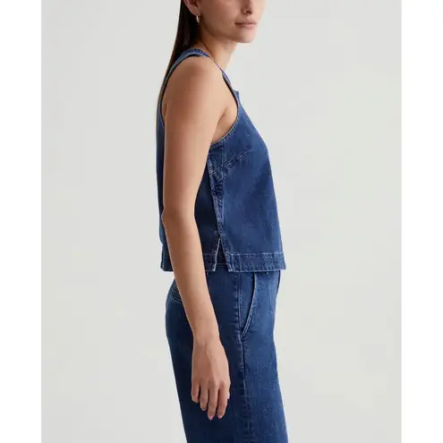 AG Adriano Goldschmied NWT AG Jeans Amelia Tank A-LINE SLEEVELESS TOP in MIDSOMMARSz Small $168 - Image 3