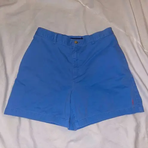 Polo by Ralph Lauren Blue Flat Front Shorts size 8 woman’s