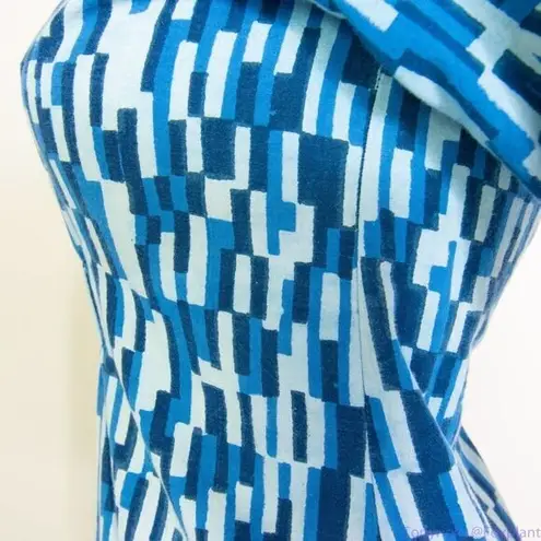 Mata Traders blue ikat 100% cotton dress, size XS Blue