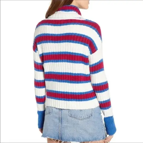 Ten Sixty Sherman NWT  Cozy Stripe Cowl Neck Sweater S