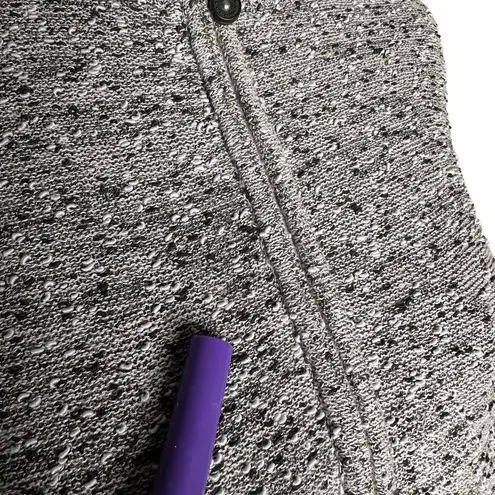 Jamie Sadock Textured Full Zip Sweater Women Size L Cozy Pockets Cabincore Purple Size L