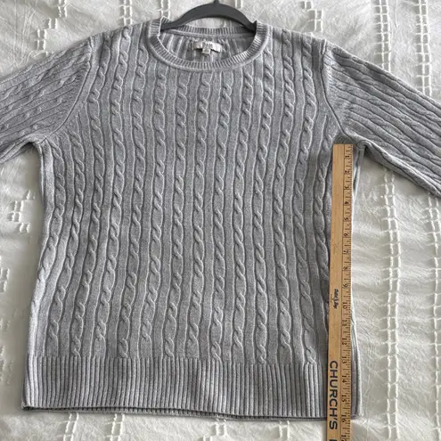 Women’s Classic GH BASS Cable Knit Crewneck Sweater