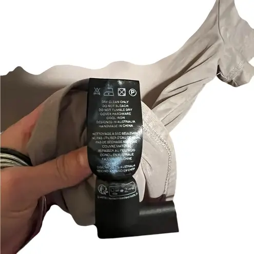 SIR. Jacques Mesh Fitted Tee Silver Size 2