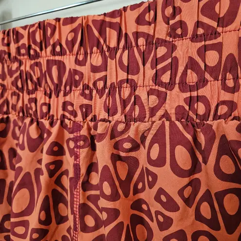 Vitality x Cosmopolitan Patterned Orange Women's Shorts Wildberry Workout Size L