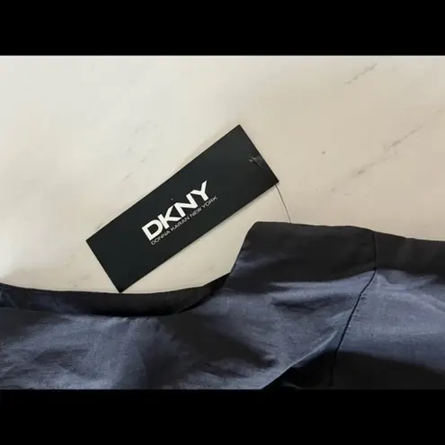 DKNY  Black Cocktail Dress With Waterfall Ruffle​