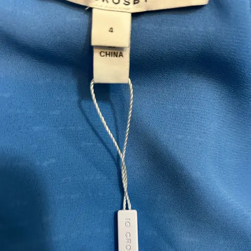 Derek Lam 10 Crosby Blue Ruffled Wrap‎ Dress Size 4. $495