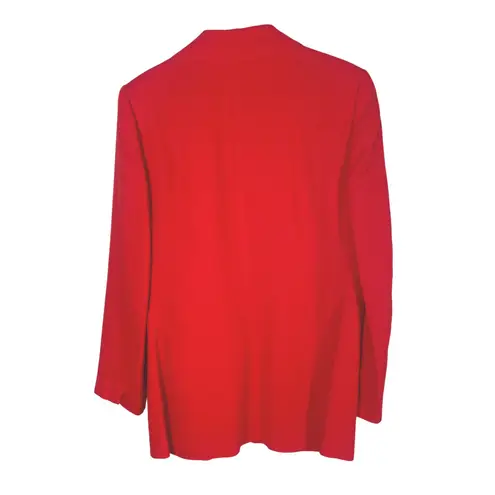 Pendleton Vintage 80s Miss Sophisticates Women's Red Wool Blazer Made in USA Med