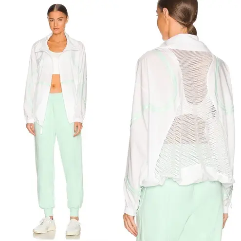 NWT adidas by Stella McCartney Full Zip Jacket in White Size Medium