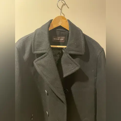 Michael Kors  Classic Black Pea Coat