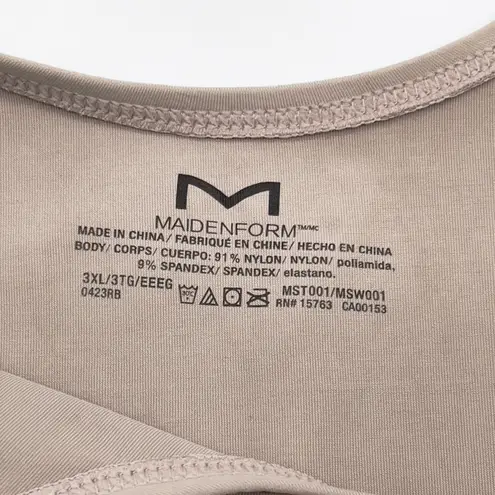 Maidenform Shapewear Bodysuit 3XL Seamless Smoothing Basically Sexy MSW001