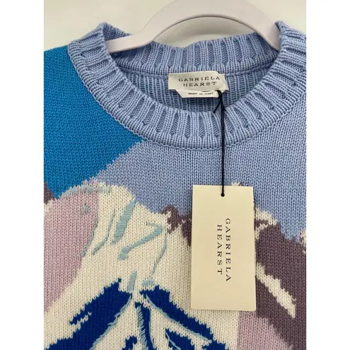 Gabriela Hearst Ines Cashmere Crew Neck Aspen Pullover Sweater Size L NWT Size L