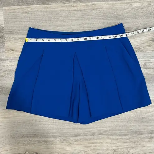 The Limited  Dressy Side Zip Stretch Skort Shorts Bright Royal Blue Size 6