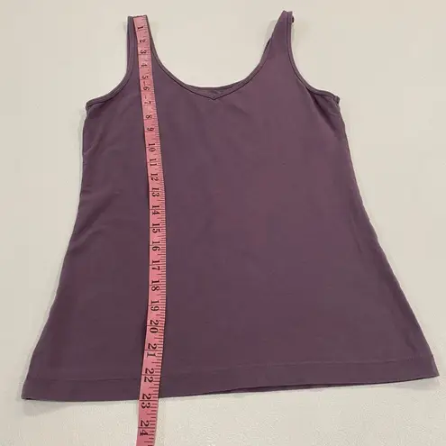Felina Purple Tank Top M | Soft Stretch Scoop Neck Basic Layering Cami