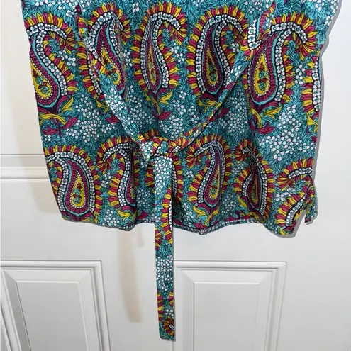 Robert Graham Women's  Size XL Multi-Color Paisley Blouse