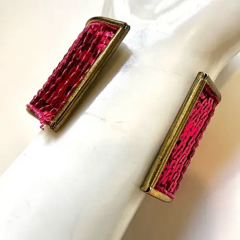 Pink sequin cuff bracelet