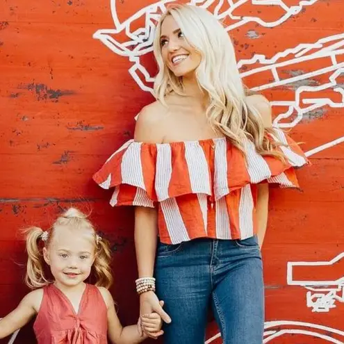 Faithfull the Brand Salerno Off the Shoulder top size 8!