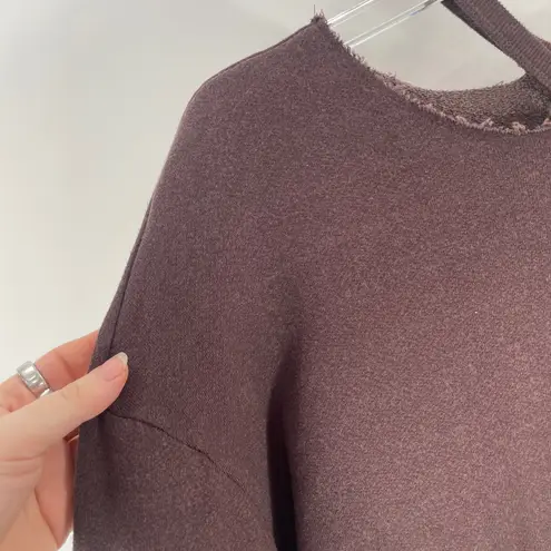 n:philanthropy Mini Dress Distressed Brown Long Sleeve Size Small New With Tags