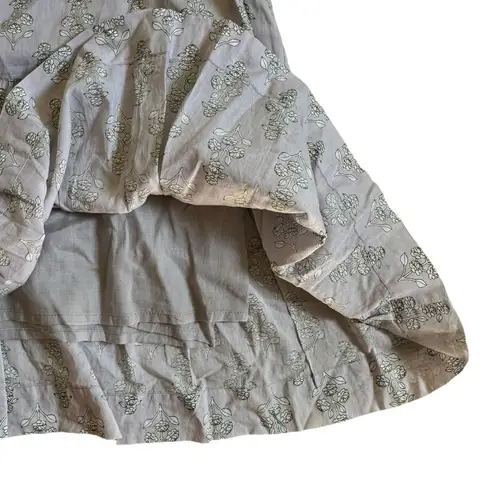 Olivia James The Label Anna Dress Scoop Neck Puff Sleeve Flounce Hem Size Medium Purple