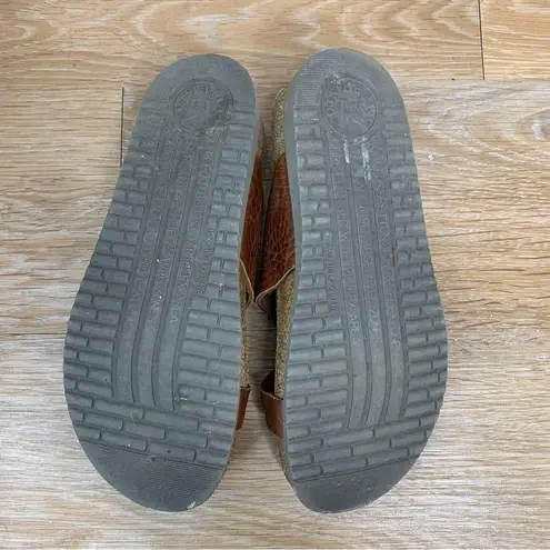 Mephisto Genuine Leather Helen Desert Buffalo Women’s Sandals Brown Size 5