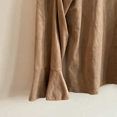 Notches NWT Vintage 90’s Suede Boho Western Blouse with Flared Sleeves size 1X