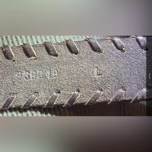 Guess Vintage Black Leather Belt