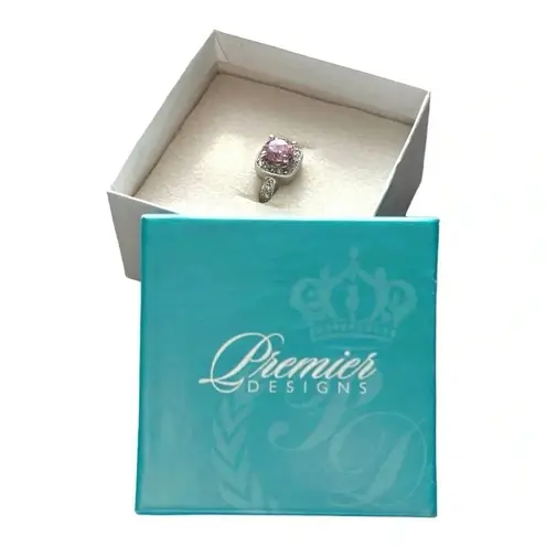 Premier Designs PINK ICE Retired Ring Size 8 NWT