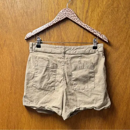 Frank & Eileen Waterford Linen Blend Walking Shorts Tiramisu Brown Tan 8