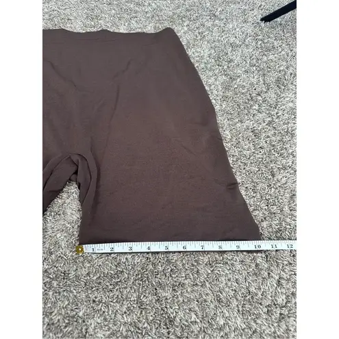 SKIMS NWT Sheer Sculpt Low Back Short Espresso Brown Shapewear Plus Size 3X