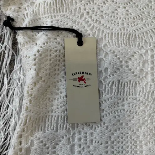NWT Idyllwind by Miranda Lambert Ivory White Lace Midi Dress with Fringe Sleeves Size XXL