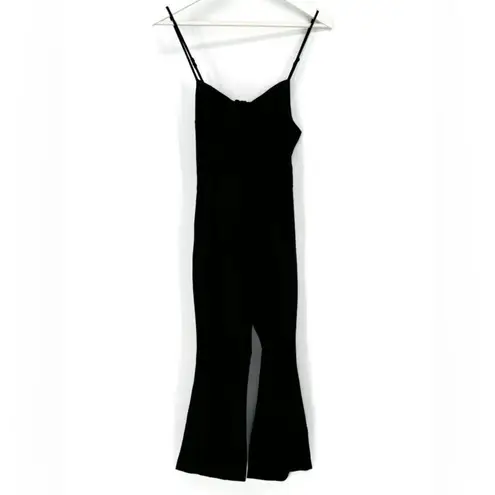 LITA by Ciara x Revolve Tie Front Jumpsuit Cut Out Black V