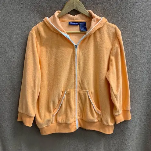 Catalina B12-Women's Hoodie Jacket, Size L, golden yellow Y2K