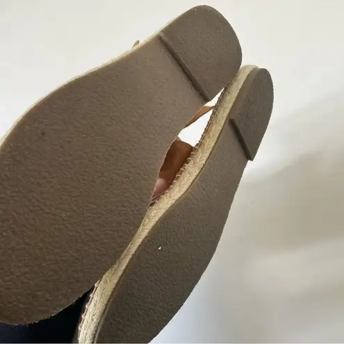 Steve Madden  Ethan Tan Suede Espadrille Sandal Size 8