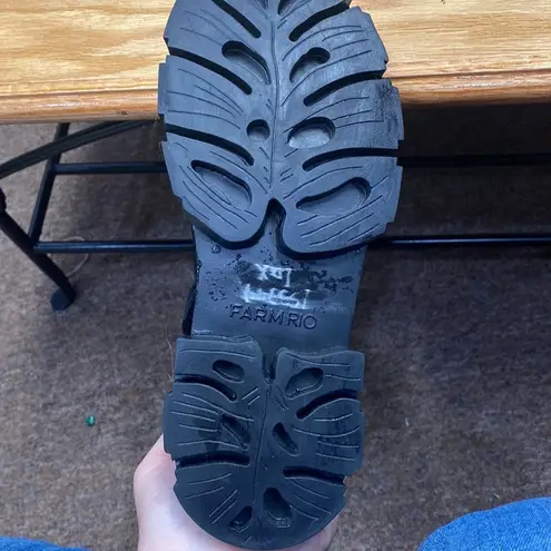 Farm Rio -Suede Grosgrain Trim Riding Boots size 8 NWT (s5)