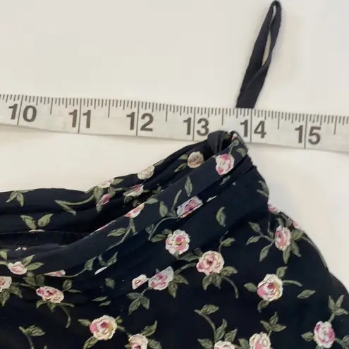 A Byer A. Byer Floral Vintage 1990’s Y2K Pleated A-Line Mini Skirt EUC Sz 11 Juniors