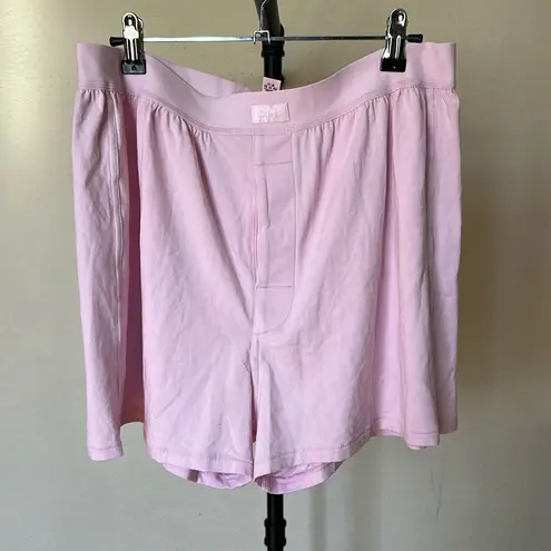 SKIMS  BOYFRIEND LOOSE BOXERS CHERRY BLOSSOM‎ Size M NWOT