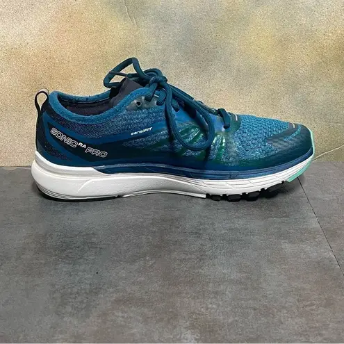 Salomon Sonic Ra Pro 402426 Women's Green Running Shoes Size 7