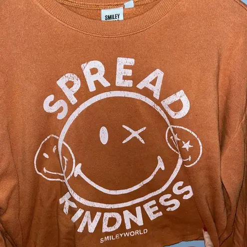 Cropped "Spread Kindness" sweatshirt Brown Size XS