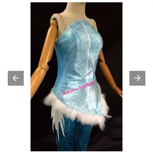 Periwinkle fairy costume and wig Blue
