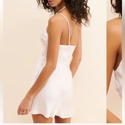 Bardot Astrid Draped Mini Dress Pale Pink