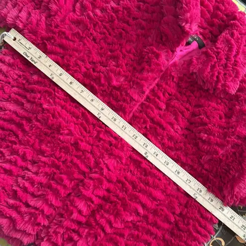 FEVER FAUX FUR JACKET SZ: S Pink