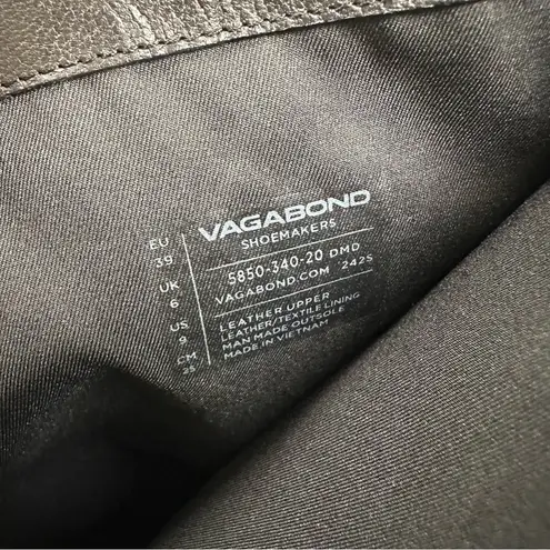 Vagabond  Black Heeled Boots with Kitten Heel