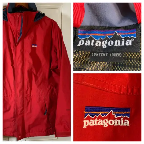 Patagonia  GoreTex Waterproof Hooded Jacket Womens L Outdoor Adventure Gore-Tex
