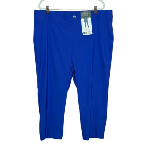 Rafaella Women's Stretch Capri Pant Blue. Size 18