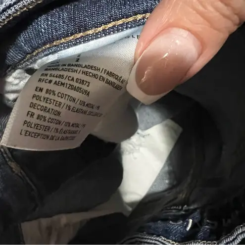 American Eagle AEO Mom Distressed High Rise Denim Jeans