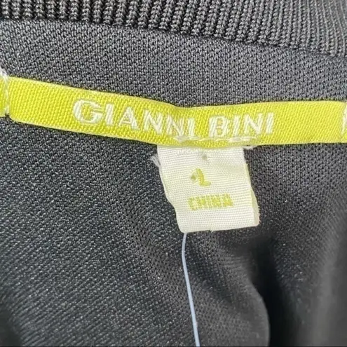 Gianni Bini NEW Black Velvet Floral Sequin Sweatshirt Top Party Holiday Size L Size L