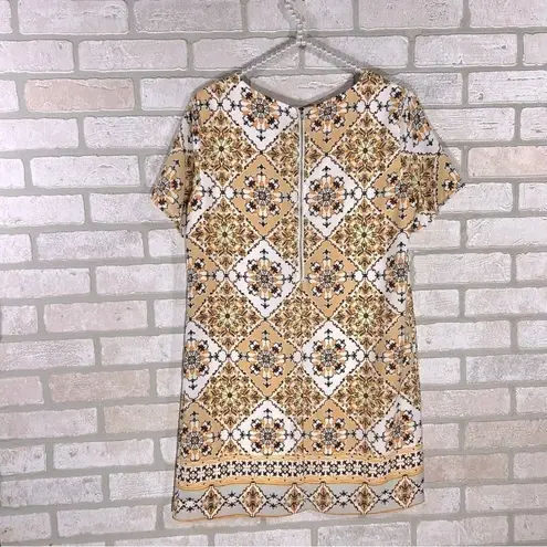 Lulus Lulu’s Dandy Lion Yellow Print Short Sleeve Shift Dress Size S - Image 9